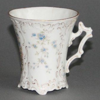Buckauer Porzellanmanufaktur, Tasse und Untertasse, um 1897, D0557-071-14