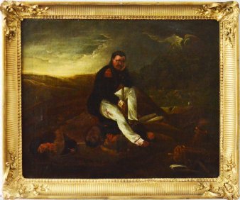Klagender Grenadier nach Horace Vernet (1789 – 1863), Gemälde, D1698