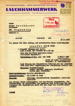 Angebot Lauchhammer 1967 Mädchen mit Balll