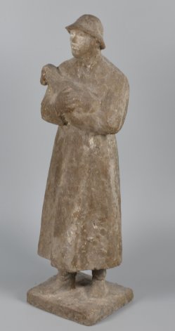 Dieter Borchhardt, Schäfer mit Lamm 1, Kleinplastik-1