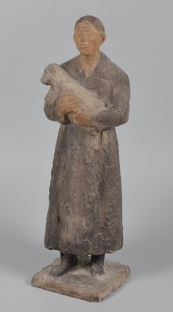 Dieter Borchhardt, Schäfer mit Lamm 2, Kleinplastik-1