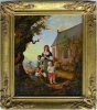 Witwe mit Kindern, Gemälde 1839, Monogrammist H.V., D2009-1
