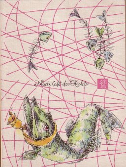 Heinz Bormann (1926-1974), Bucheinband, Stoll, Noch lebt der Hecht, Hinstorff Verlag Rostock, 1962