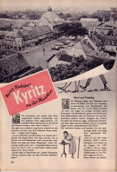 Das Magazin 58-10-30 Heinz Kahlow, Kyritz an der Knatter