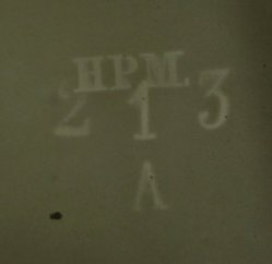 HPM 213A Blair 912 backstamp