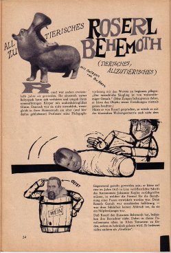 Das Magazin 64-12-24 Anni Mal, Roserl Behemoth
