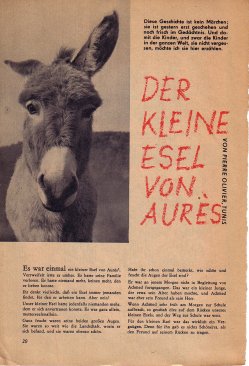 Das Magazin 65-06-20 Pierre Olivier, Der kleine Esel von Aurés