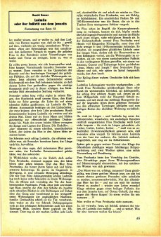 Das Magazin 66-03-65 Ludmila oder Der Fußtritt aus dem J