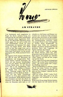 Das Magazin 55-08-09 Zweig, Kour am Strande