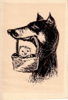 Heinz Bormann ( 1926-1974), Originalillustration, Der liebevolle Hund, für nicht identifizierten Auftrag