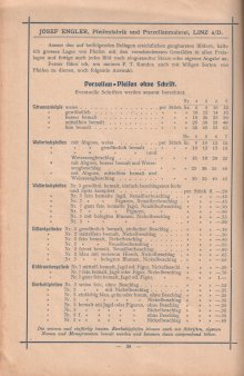Porzellan-Manufaktur und Pfeifenfabrik Engler, Linz a.D. Preis-Kurant um 1900, D0974-S 38