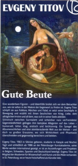 Flyer, Ausstellung Evgeny Titov 2017, Magdeburg Grüne Zitadelle 1