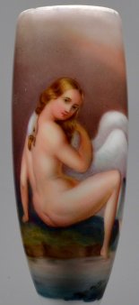 Leda mit dem Schwan, Porzellanmalerei, Pfeifenkopf, D2198