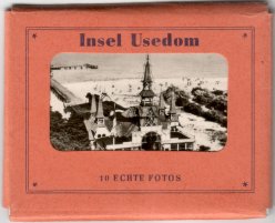 Ostseebad Heringsdorf, Seebrücke 1956, Schuber vorn
