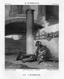 Jean Baptiste Reville (1767-1825), Un Chasseur, Kupferstich nach C.P.Fabritius, D2426-3