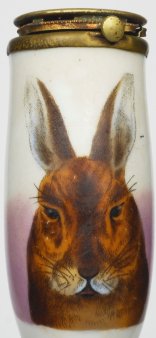 D2803-5- Hasenkopf, Porzellanpfeife, D2803-5