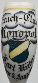 D2803-4- Rauch – Club Monopol, Porzellanpfeife, D2803-4