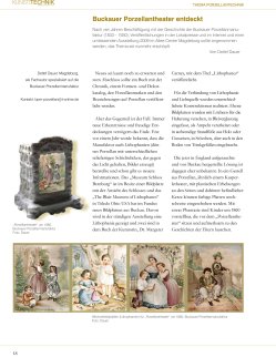 Heft 3, 2010 Buckauer Porzellantheater entdeckt