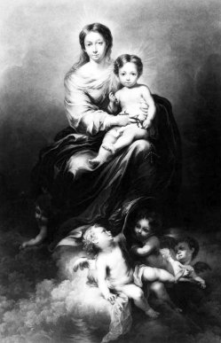 William Say (1768-1834), Virgin and Child, Mezzotinto nach Murillio , A0013