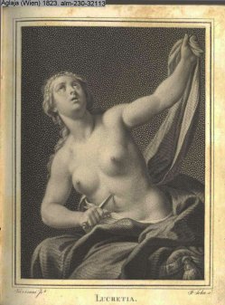 Friedrich John (1769-1843), Punktierstich, Lucretia, nach Trevisani, A0070