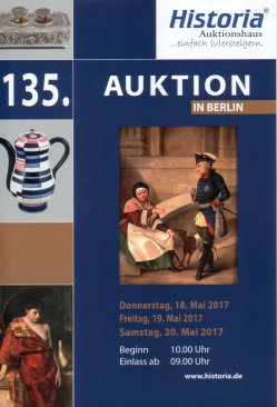 Auktionskatalog Historia Berlin, Mai 2017